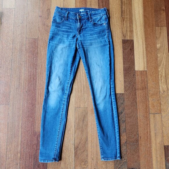 Old Navy Light Wash Denim Super Skinny Jeans Size 0 - Picture 1 of 15